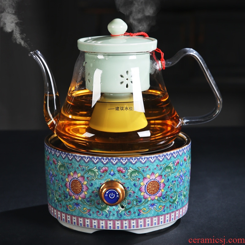 The Product health POTS, glass porcelain remit steamed steaming ceramic teapot tea, black tea pu - erh tea electric TaoLu cooking pot