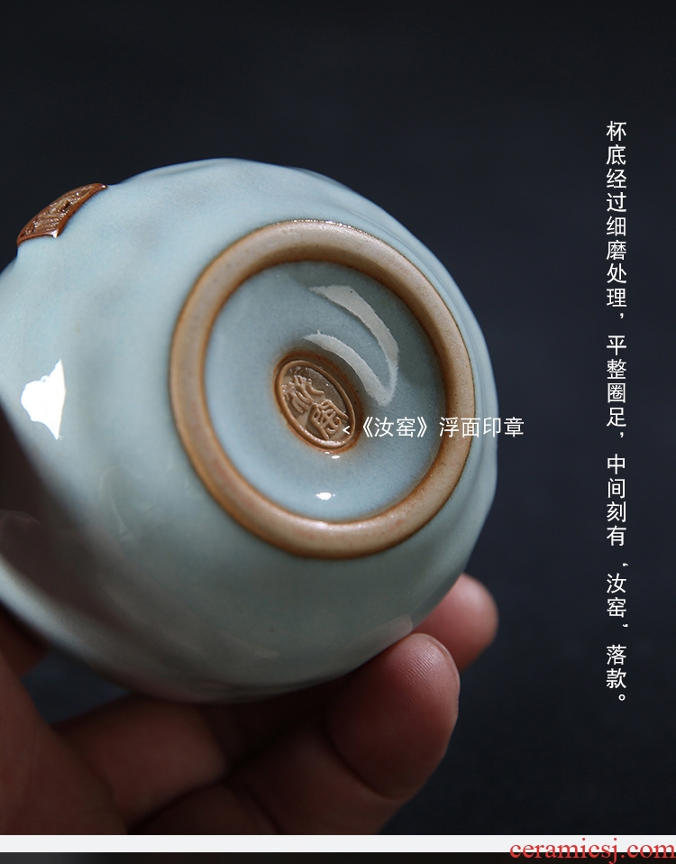 The Product of the ruzhou your up porcelain remit coppering. As silver mine loader silver cup sample tea cup ceramic personal master cup by hand