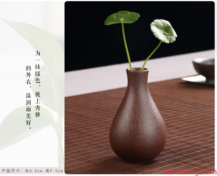Flower implement manual creative vintage flowers inserted move fashion floret bottle hydroponic tea furnishing articles ceramic household act the role ofing is tasted