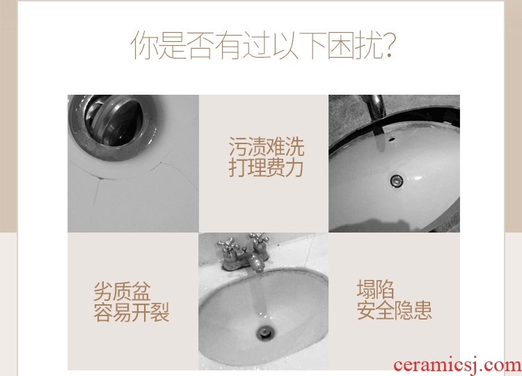 Jingdezhen American stage basin basin ceramic table circular bathroom sink basin simple restoring ancient ways