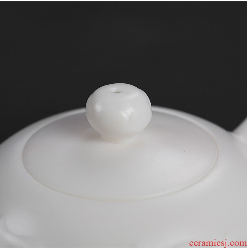 De - gen Chen teapot ceramic teapot single pot of tea kettle dehua white porcelain tea pot of porcelain teapot home