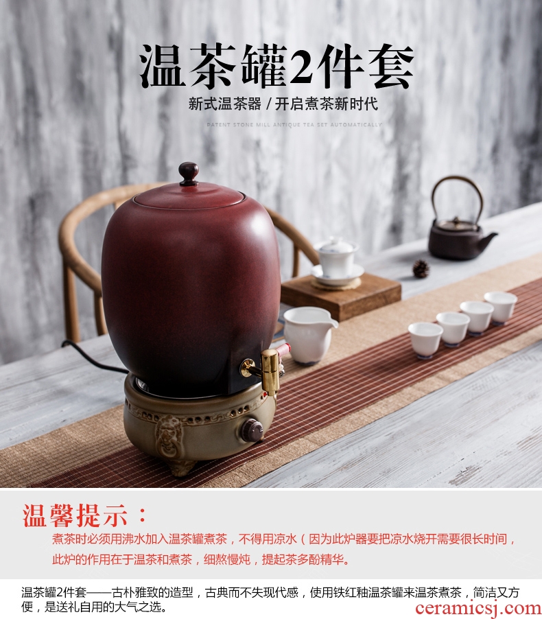 Qin Yi extra large capacity ceramic teapot the boiled tea, the electric ceramic furnace temperature POTS office home sitting room tea