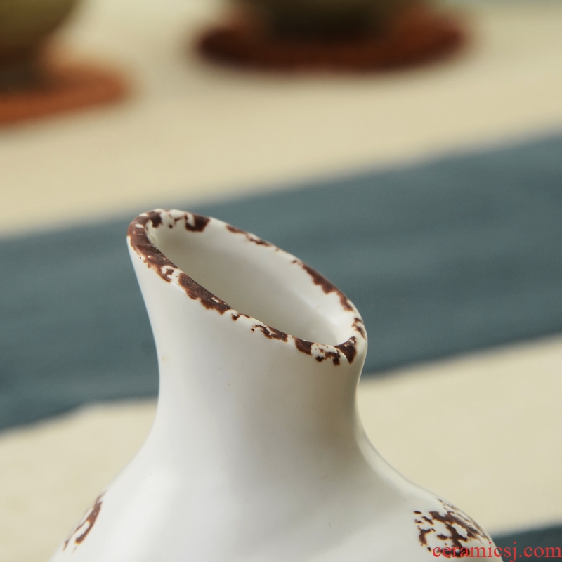 The Product porcelain sink ceramic floret bottle inferior smooth desktop furnishing articles hydroponic flower flower flower fashion mini simple but elegant household