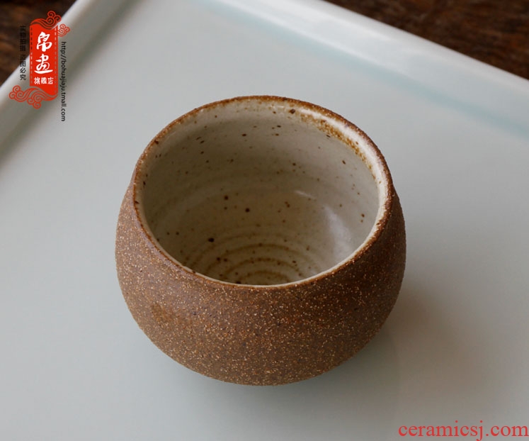 Jingdezhen ceramic cups tea master cup checking pottery plain tea tea fullness creative tea house furnishing articles
