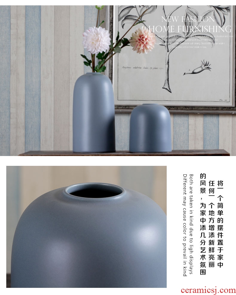 Jingdezhen ceramic dried flower vases, creative fashion a sitting room place, home decoration ceramic dry flower, flower, flower receptacle