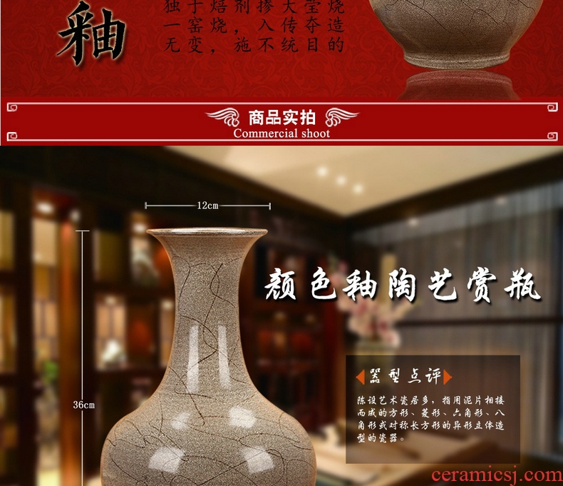 Jingdezhen ceramics contracted European pottery style gourd vase household adornment of I sitting room is placed