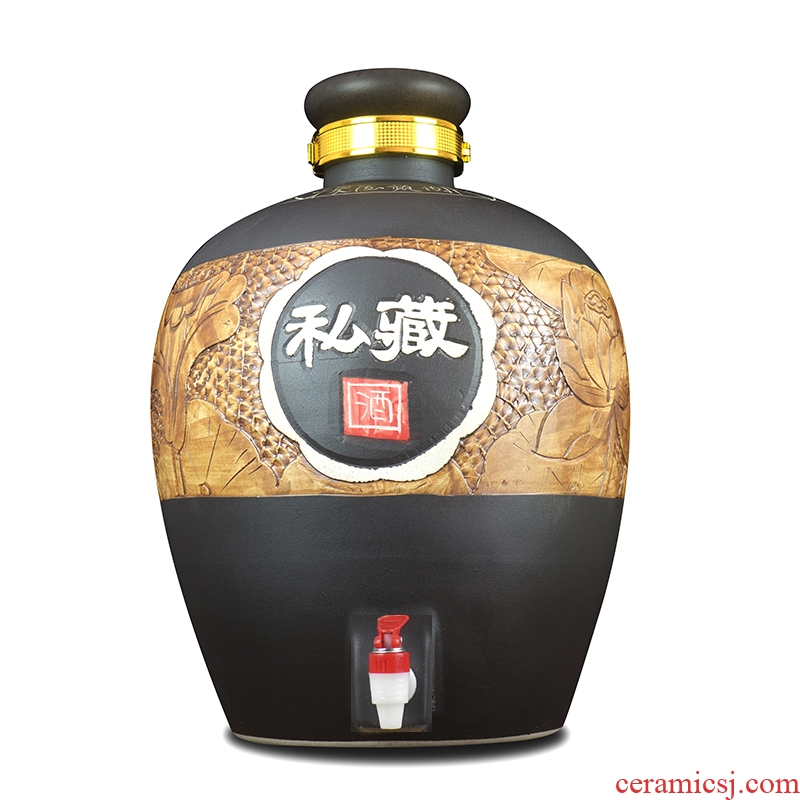 Many 30 kg loading ceramic jar sealing wine bottle wine mercifully it restores ancient ways carving jars virgin pulp