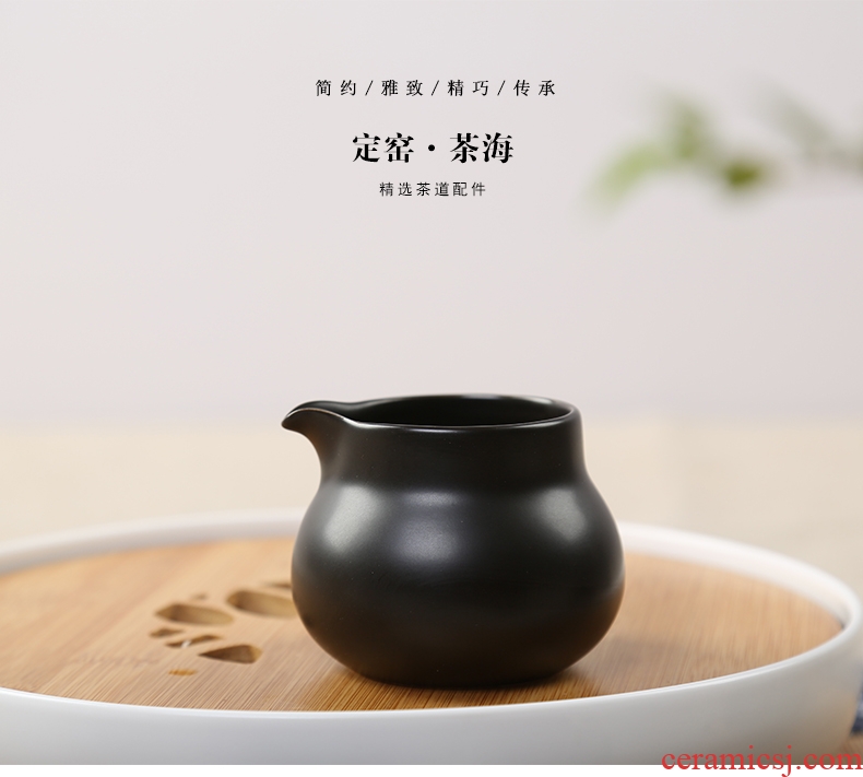 Black and white and green up porcelain remit tea fair ceramic cup points single tea tea tea container parts