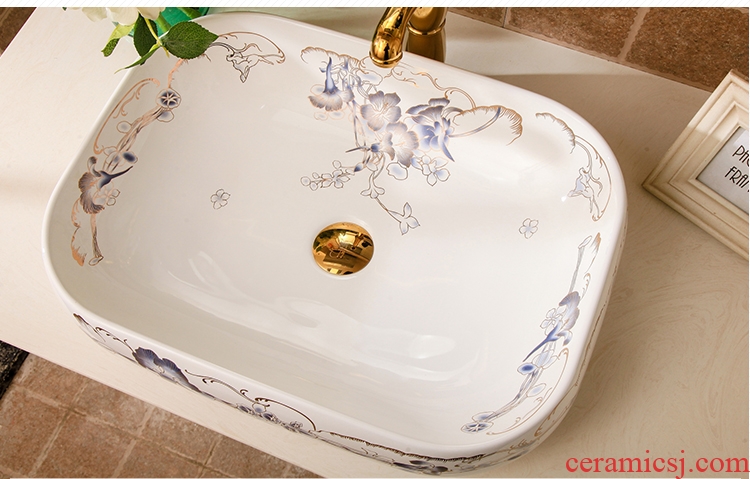 On the ceramic basin oval restoring ancient ways is the sink basin large square sink archaize basin sinks