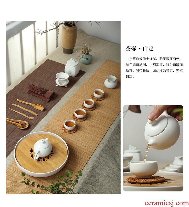 The Product is black and white and green up porcelain remit trumpet the teapot tea tea ware ceramic kung fu tea set single pot of the item