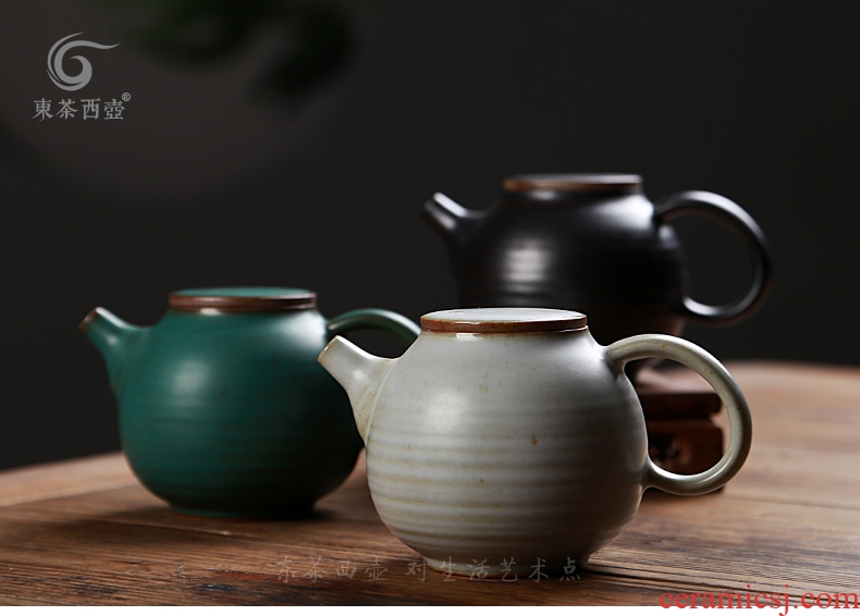 East west tea pot of Japanese tea sets dry tea with the ancient glaze a pot of 2 cups do make a pot of bearing group