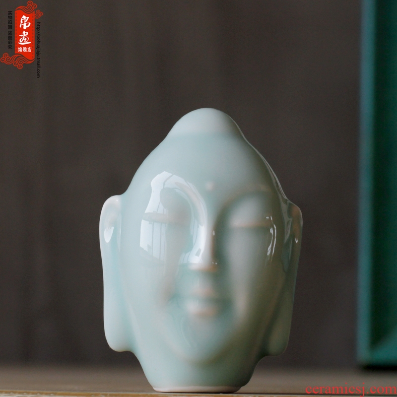 Jingdezhen ceramic Buddha by hand in the first place, the sitting room porch creative zen tea room household decoration town house
