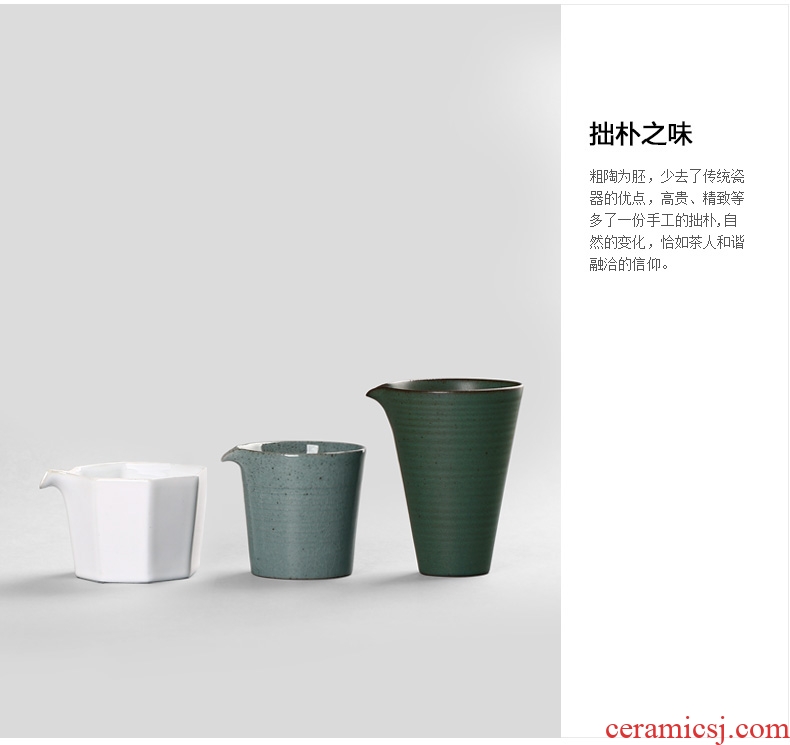 Ultimately responds to coarse pottery jingdezhen ceramic fair keller large Japanese tea and a cup of tea ware fambe points sea kunfu tea cup