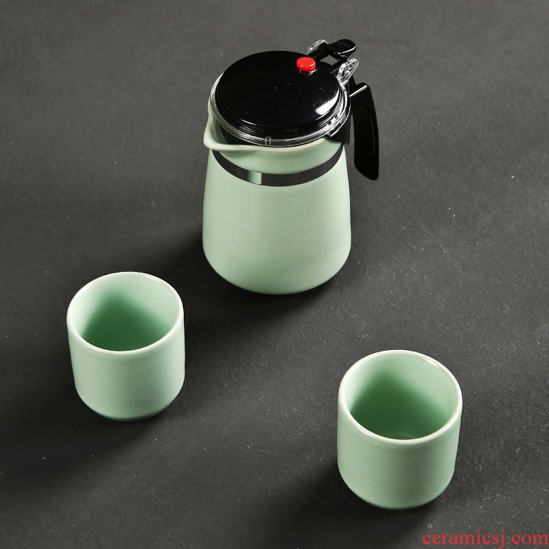Your up passes on technique the up start elegant tea pot of anti hot ceramic teapot filter tank large capacity with gift box