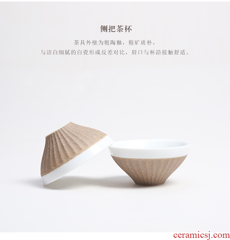 The Product porcelain sink dipper dish portable tea set the cloth on the tea pot of ceramic is suing travel and practical