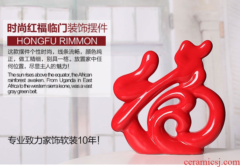 Mr Han mei household act the role ofing is tasted ceramic furnishing articles sitting room ark, decoration decoration TV ark, red fook noted lam moon feng shui furnishing articles