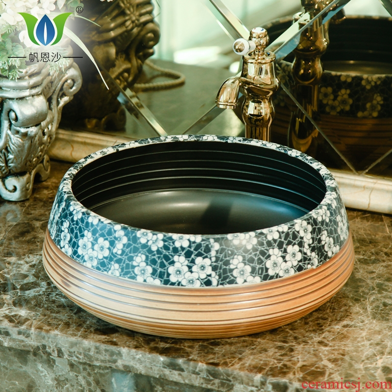 The Lavatory stage basin to restoring ancient ways round home toilet art small European - style ceramics basin toilet lavabo