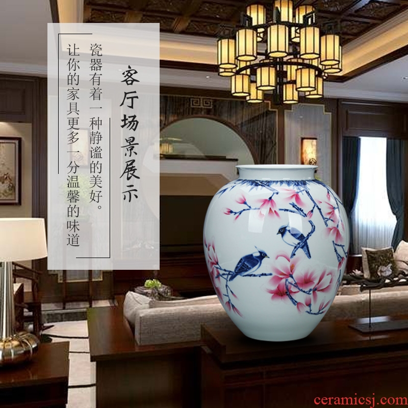 Beaming big vase hand - made porcelain of jingdezhen ceramics youligong modern home furnishing articles