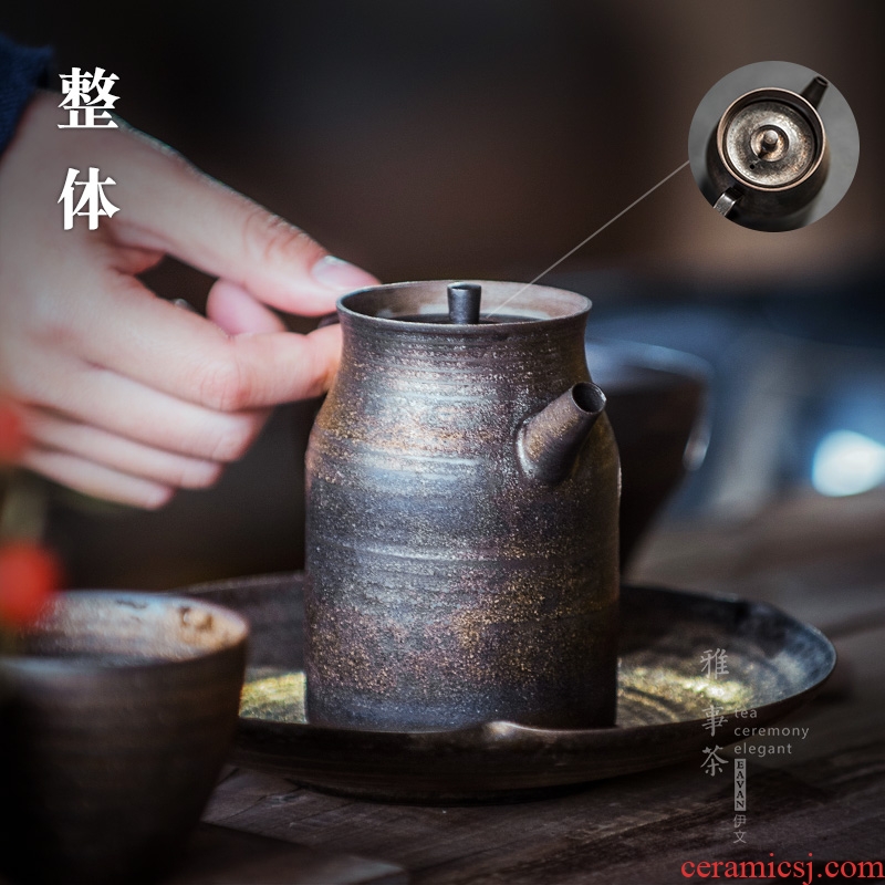 Checking out ceramic teapot teapot single pot of filter tea tea kettle kung fu tea accessories pu 'er tea pot