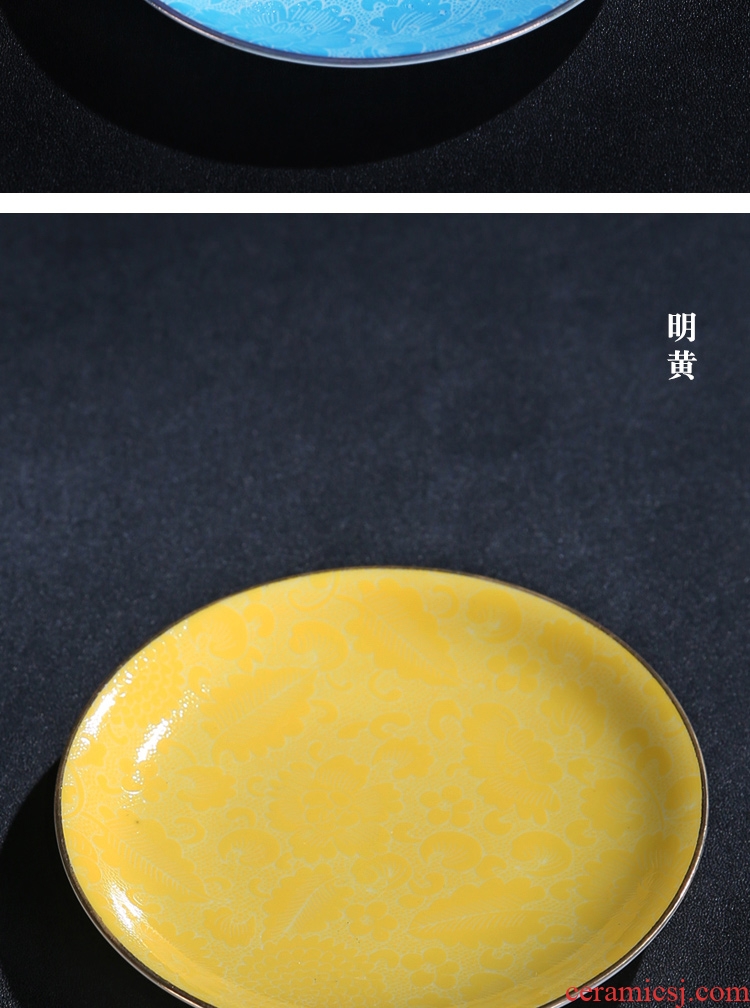 The Product porcelain sink also pick flowers blooming coasters checking ceramic saucer kung fu tea tea accessories