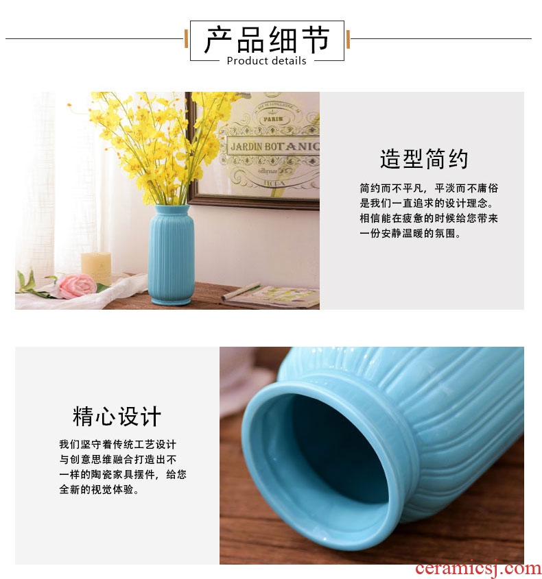 Jingdezhen ceramic European contracted floret home sitting room all over the sky star, hydroponic flower arrangement the flower adornment furnishing articles