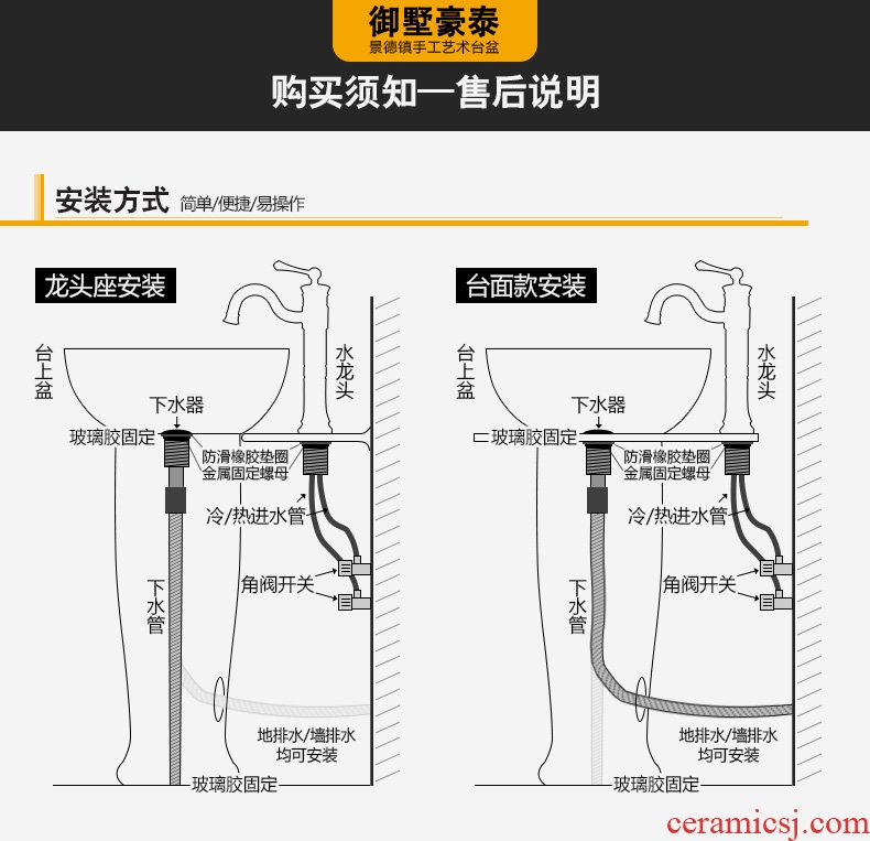 New basin of jingdezhen ceramic column small balcony sink one pillar type toilet lavatory of the basin that wash a face