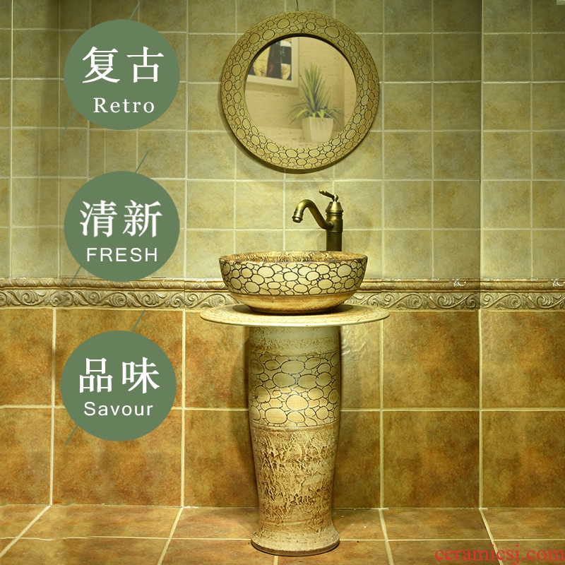Ceramic basin toilet lavabo mini floor pillar pillar one Ceramic face basin sinks
