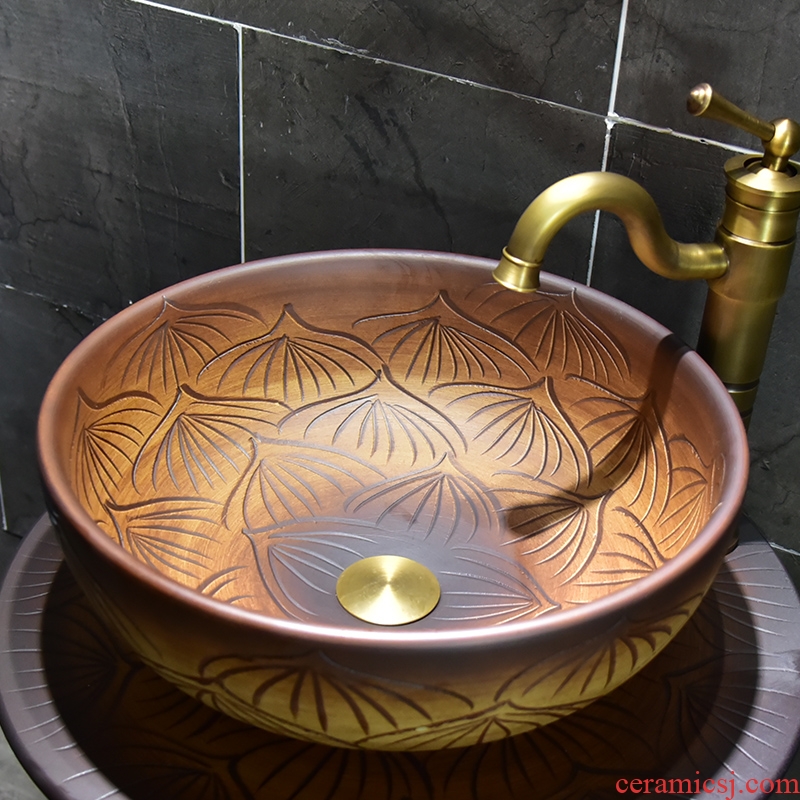 Toilet ceramic lavatory basin Toilet lavabo one pillar sink sink on the floor