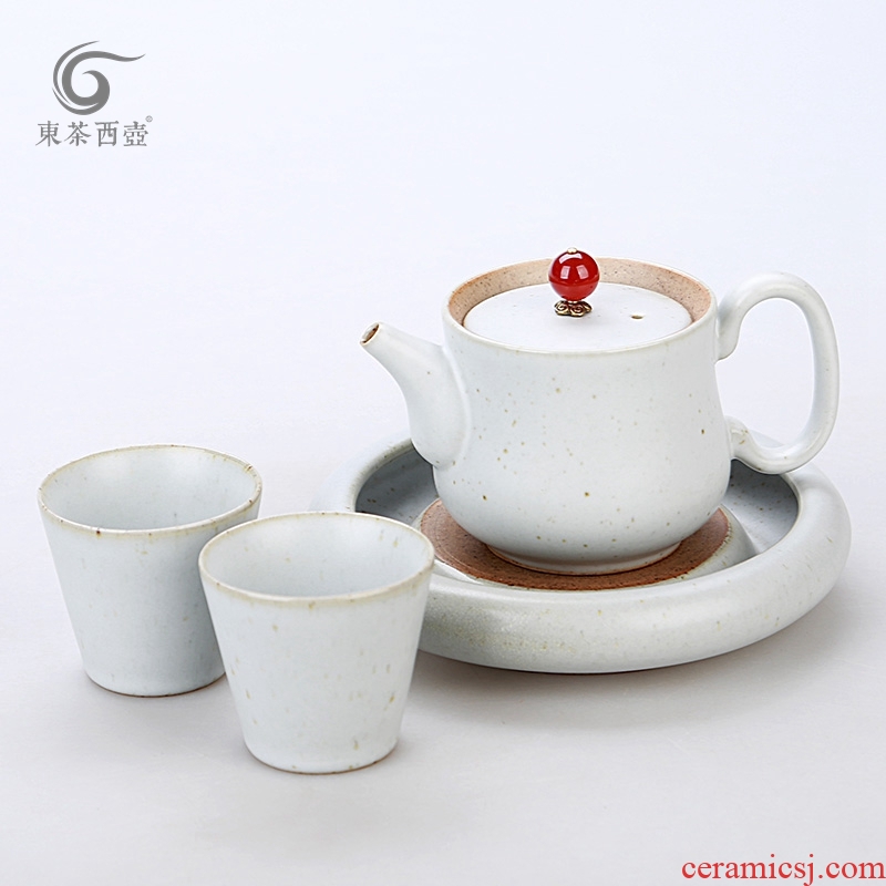 East west tea pot of Japanese tea sets dry tea with the ancient glaze a pot of 2 cups do make a pot of bearing group