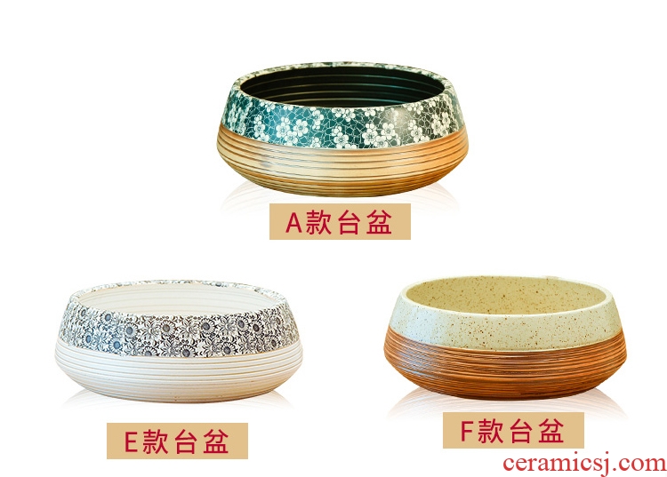 The Lavatory stage basin to restoring ancient ways round home toilet art small European - style ceramics basin toilet lavabo