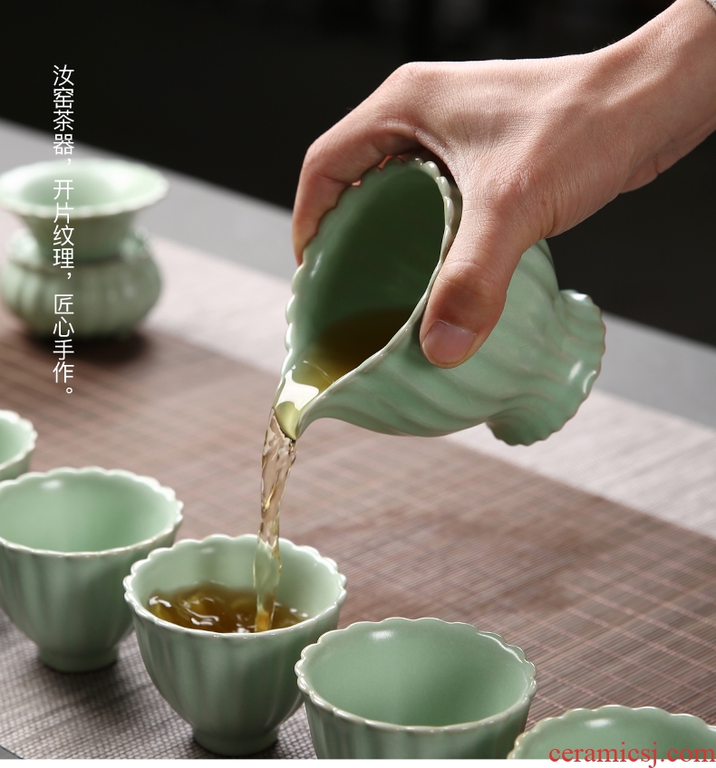 Your up kung fu tea set suit passes on technique the up ceramic teapot teacup tureen three bowl on Your porcelain the whole household