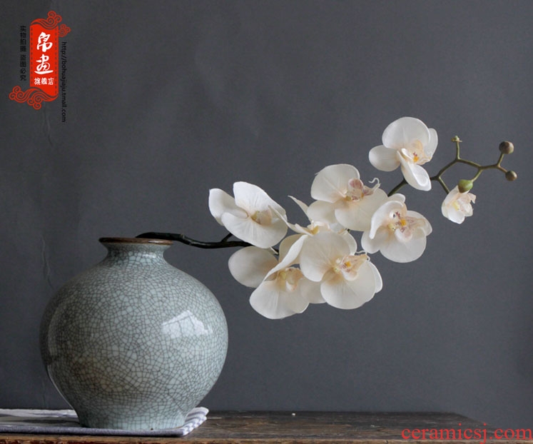 Jingdezhen ceramic vase furnishing articles slice of the sitting room with flowers, water raise flower arranging, I and contracted office desktop small expressions using