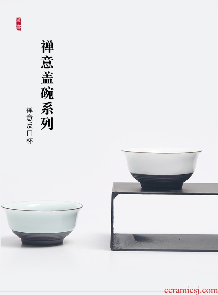 The Product porcelain hui xuan wen zen master cup against koubei glass ceramic individual sample tea cup kung fu tea set