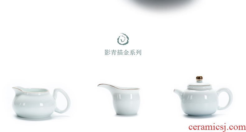 Famed shadow green tea bucket retro move ceramic building hot water cylinder doing mercifully kung fu tea set spare parts
