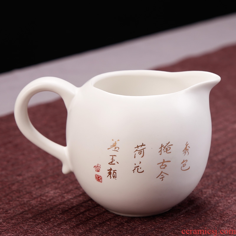 Up with just a cup of tea sea kung fu tea tea ware ceramic parts points home tea cup home office