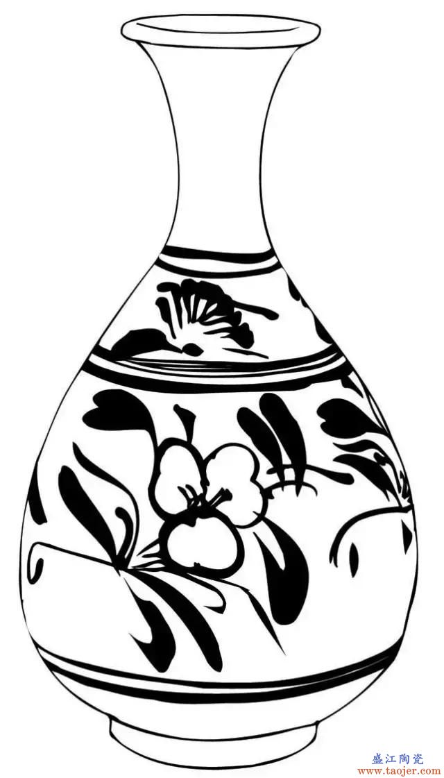 这60张传统陶瓷图案,我把每一张都画了一百遍