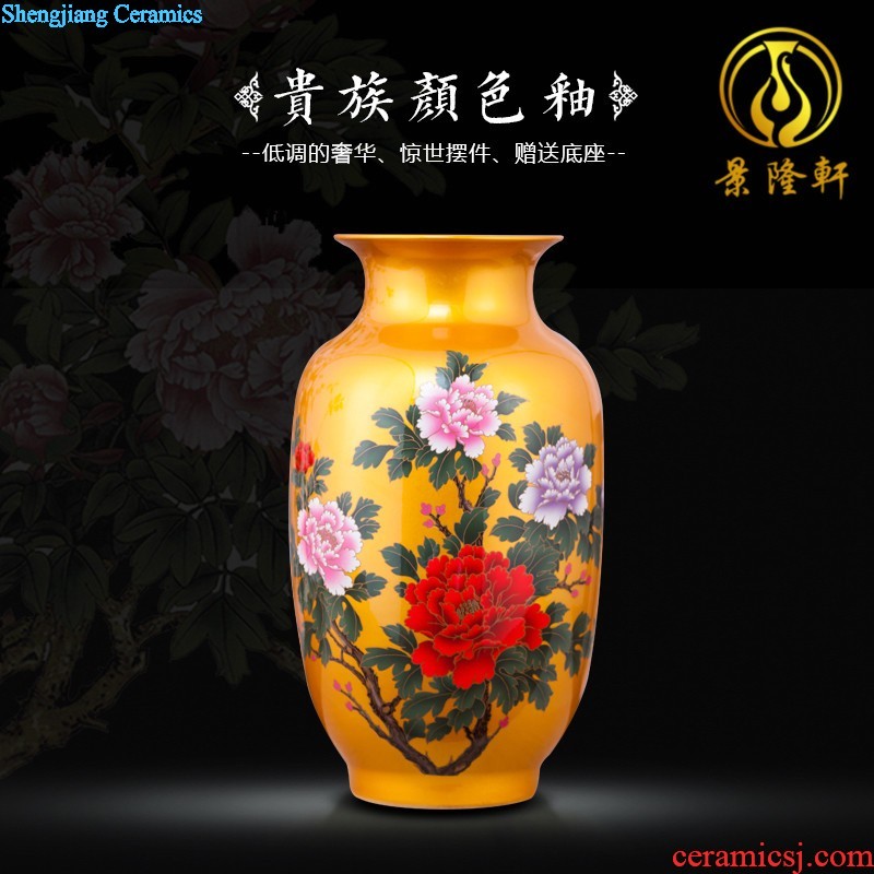 Jingdezhen ceramics porcelain bottle daikin tank cylinder tortoise narcissus basin water lily lotus home office furnishing articles