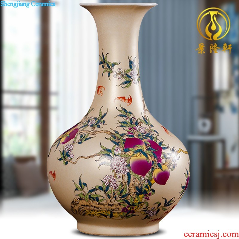 Jingdezhen ceramics furnishing articles hang dish Chinese handicraft wine stays home decoration decoration plate