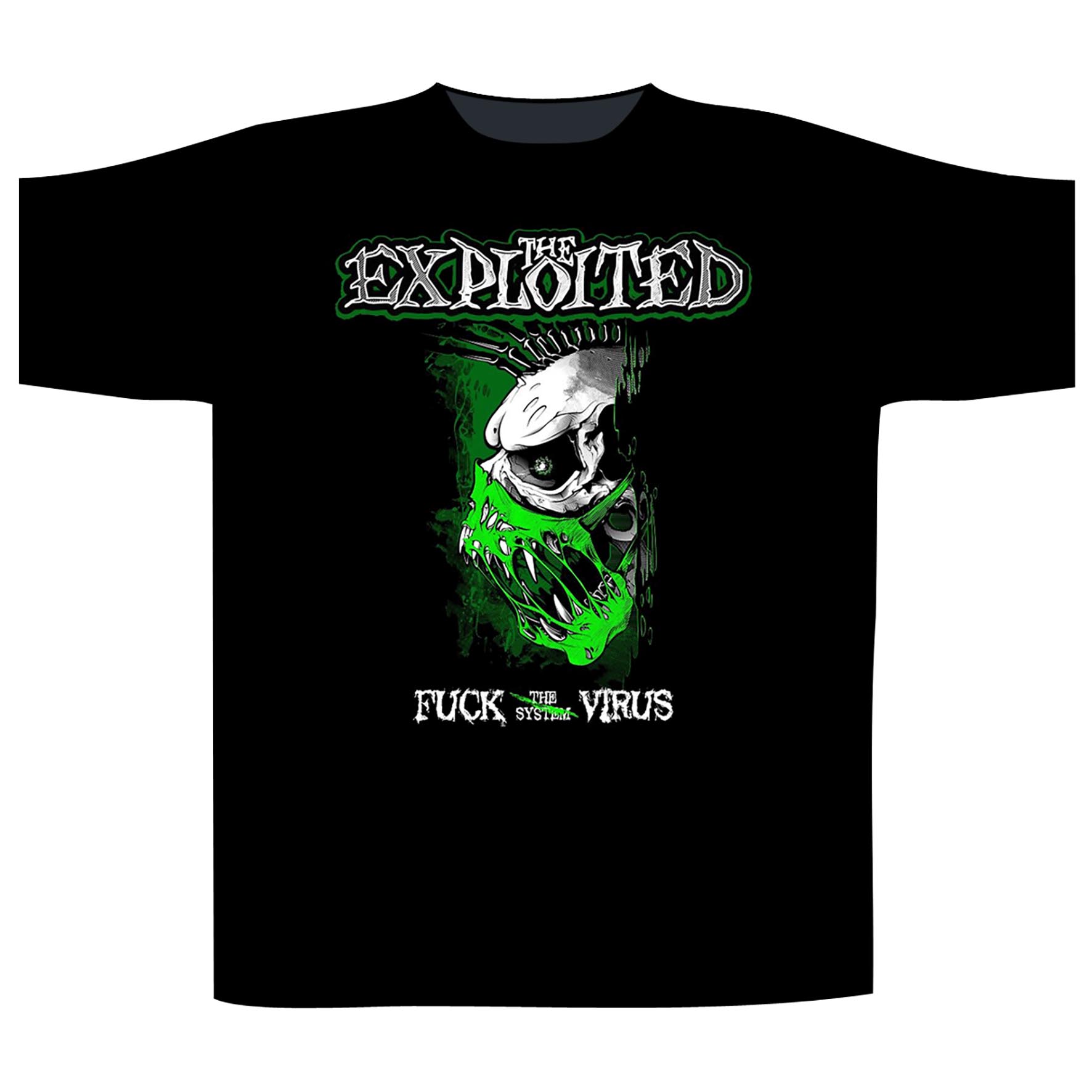 The Exploited Fuck The Virus T Shirt HMOL New