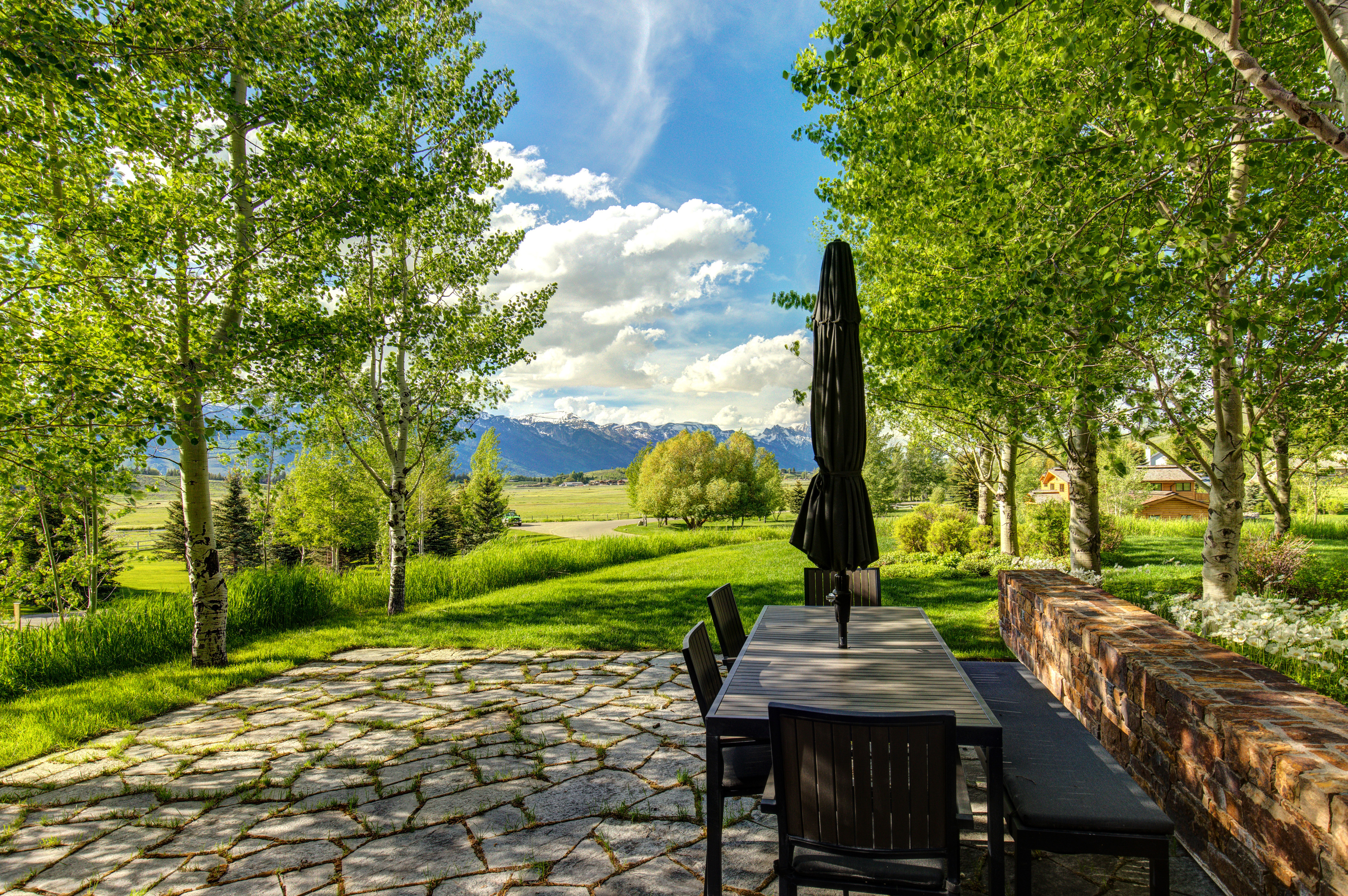 Abode Luxury Rentals Jackson Hole Teton Manor Exterior Patio 1