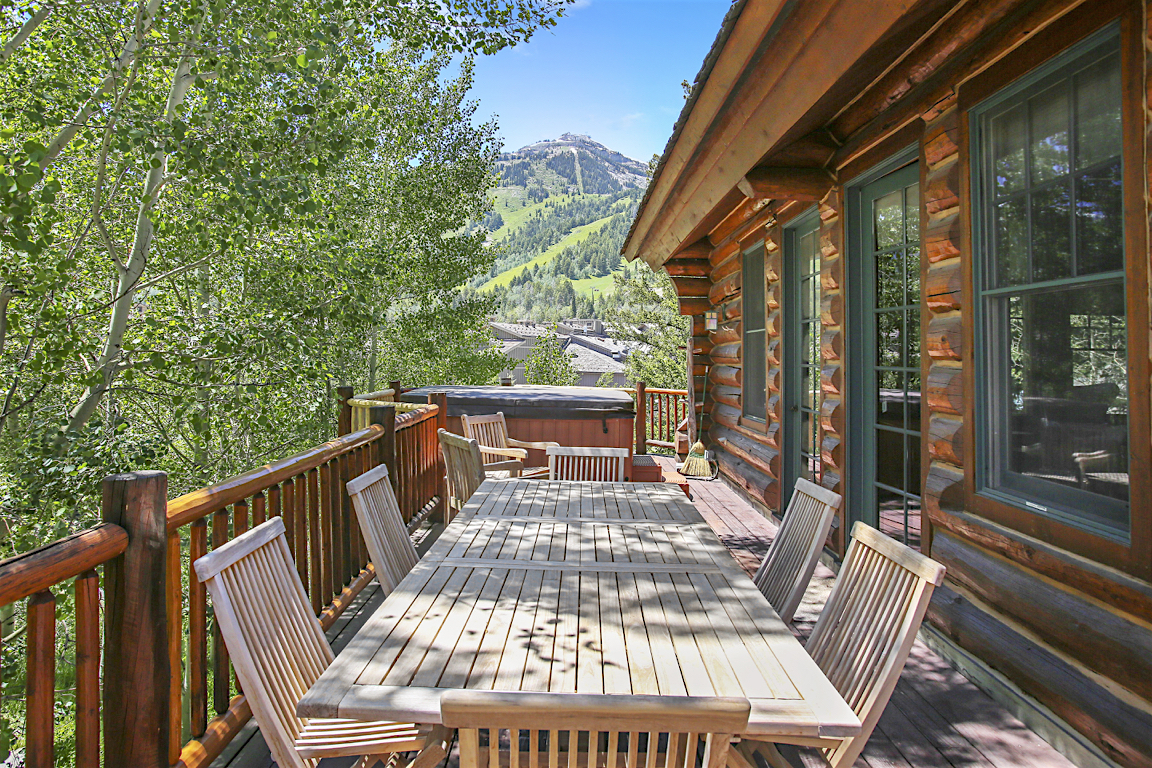 Abode Luxury Rentals Jackson Hole Moosehead Cabin Exterior Deck