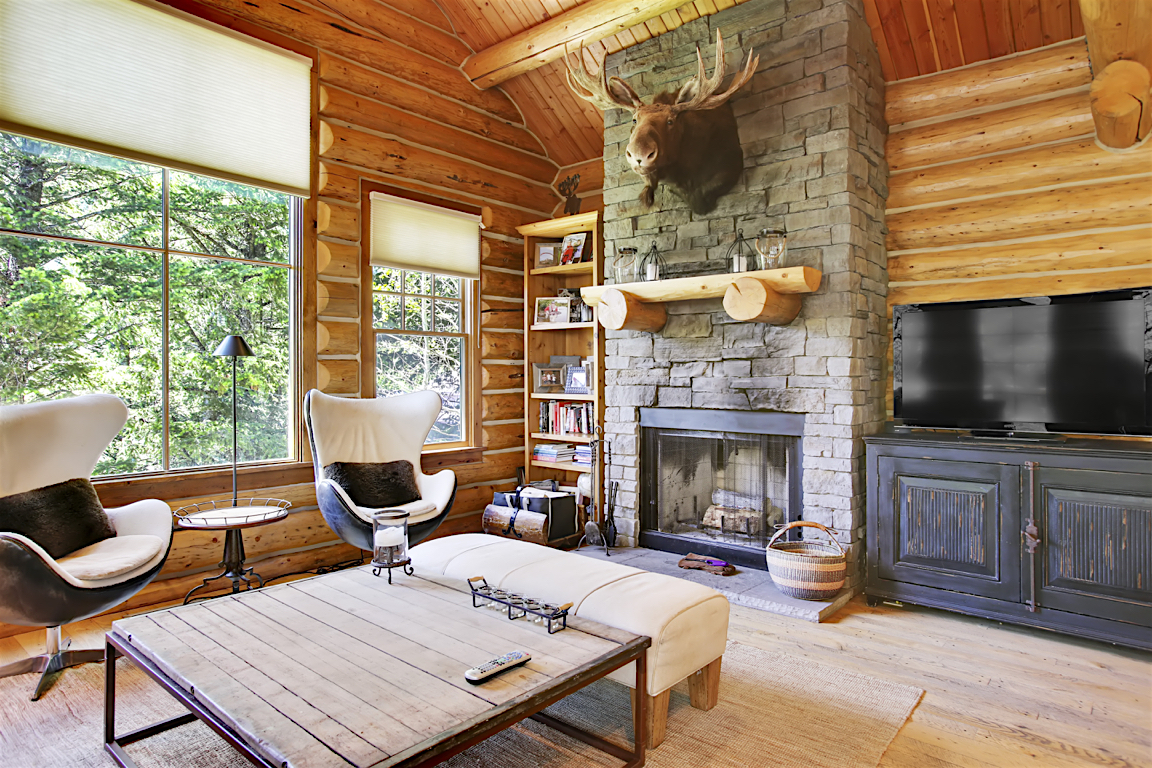 Abode Luxury Rentals Jackson Hole Moosehead Cabin Interior