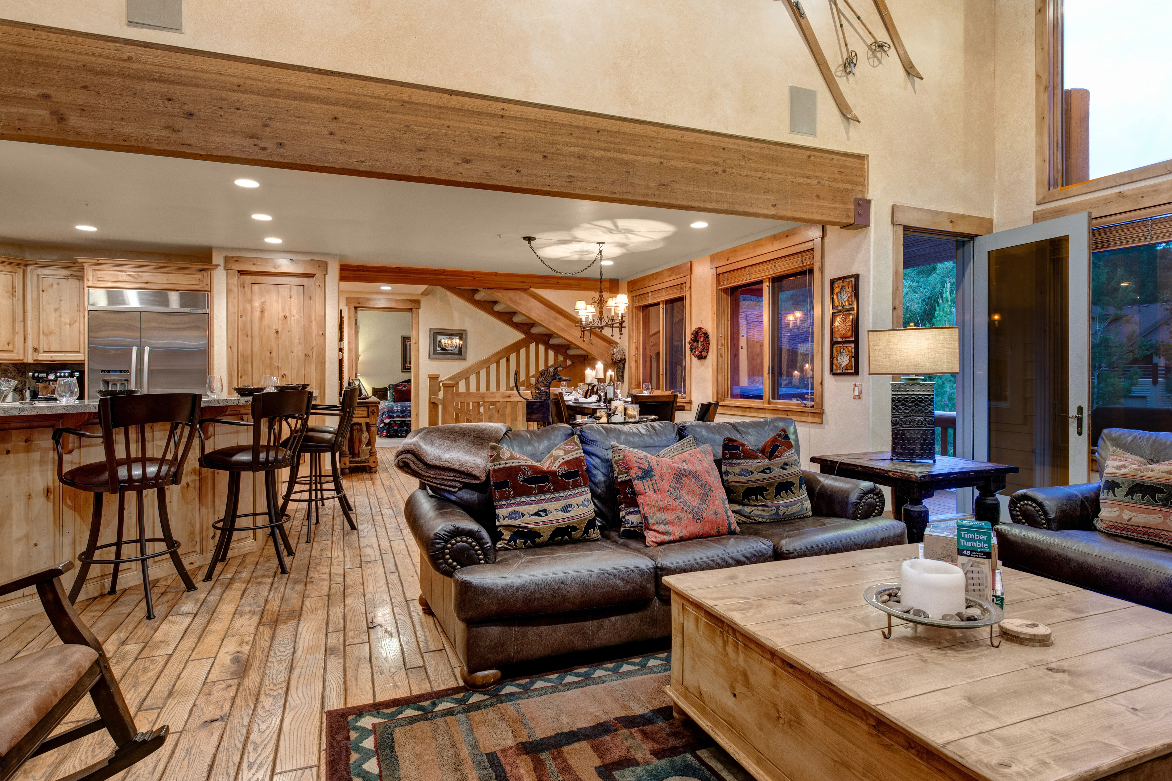 Abode Luxury Rentals Park City Utah Arrowood Interior Living Room