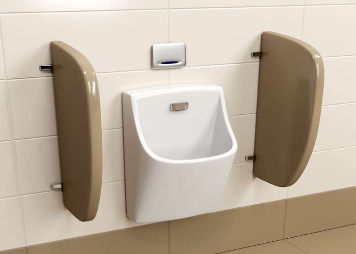 Go regularly to the toilet for enlarged prostate: urinary in a public toilet.