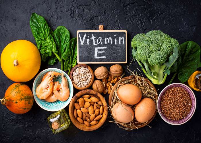 Vitamin E benefits, use, dosage, and deficiency. Foods rich in vitamin E.