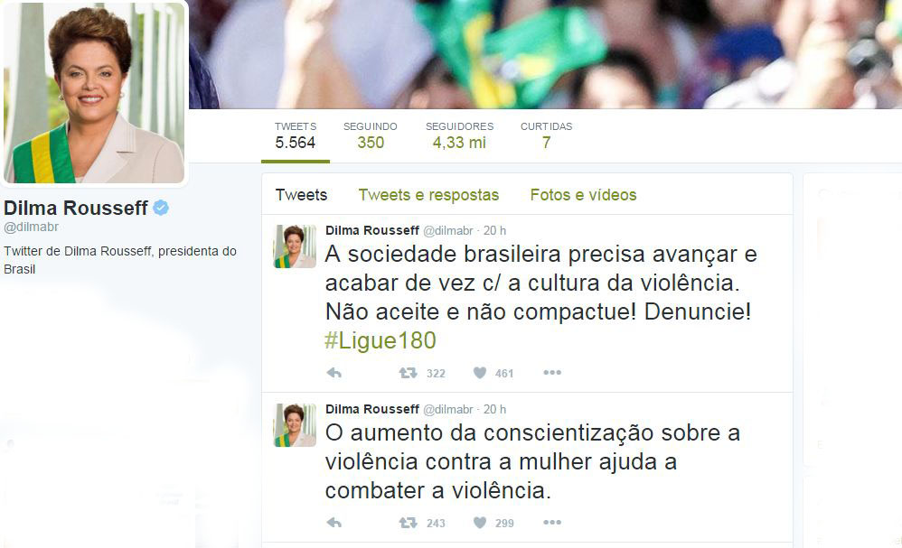 capa twitter dilma enem posts