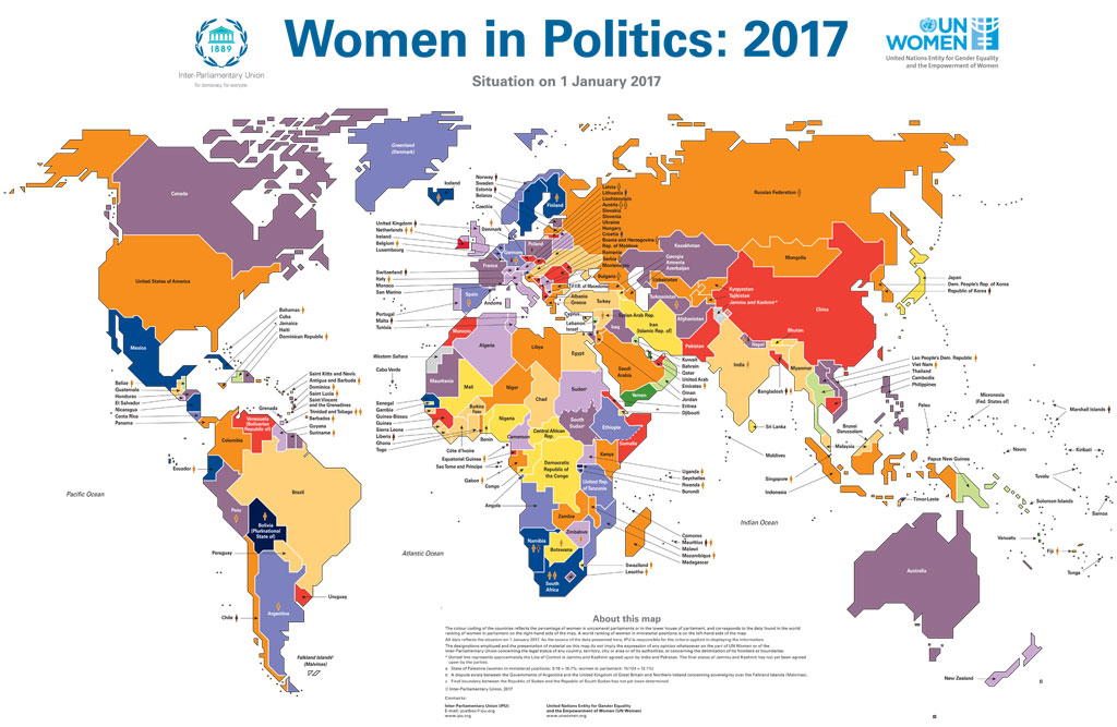 UN_IPU_MAPwomeninpolitics2017