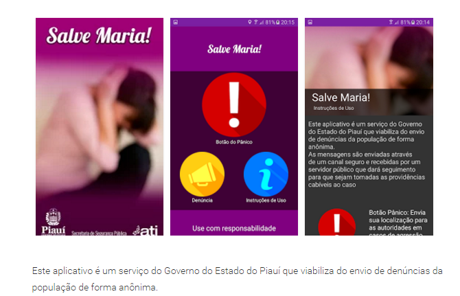 Salve Maria_aplicativo piaui denuncia