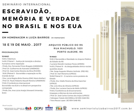 agenda seminario luiza bairros