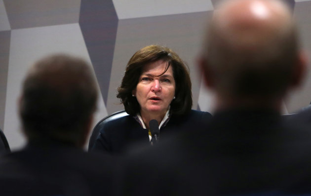 Prosecutor-general nominee Raquel Dodge attends a session of the Committee on Constitution and Justice of the Senate in Brasilia